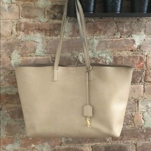 YSL east west calfskin tote